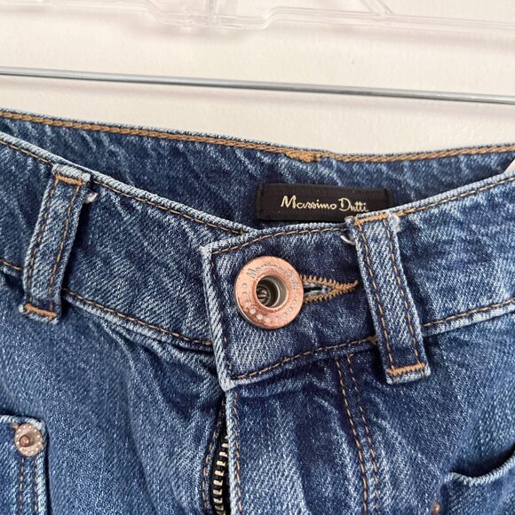 Massimo Dutti coastal cowgirl jean skirt - size 2 - Picture 4 of 4